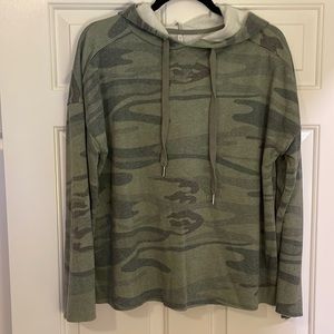 Z Supply Camo Hoodie- size medium